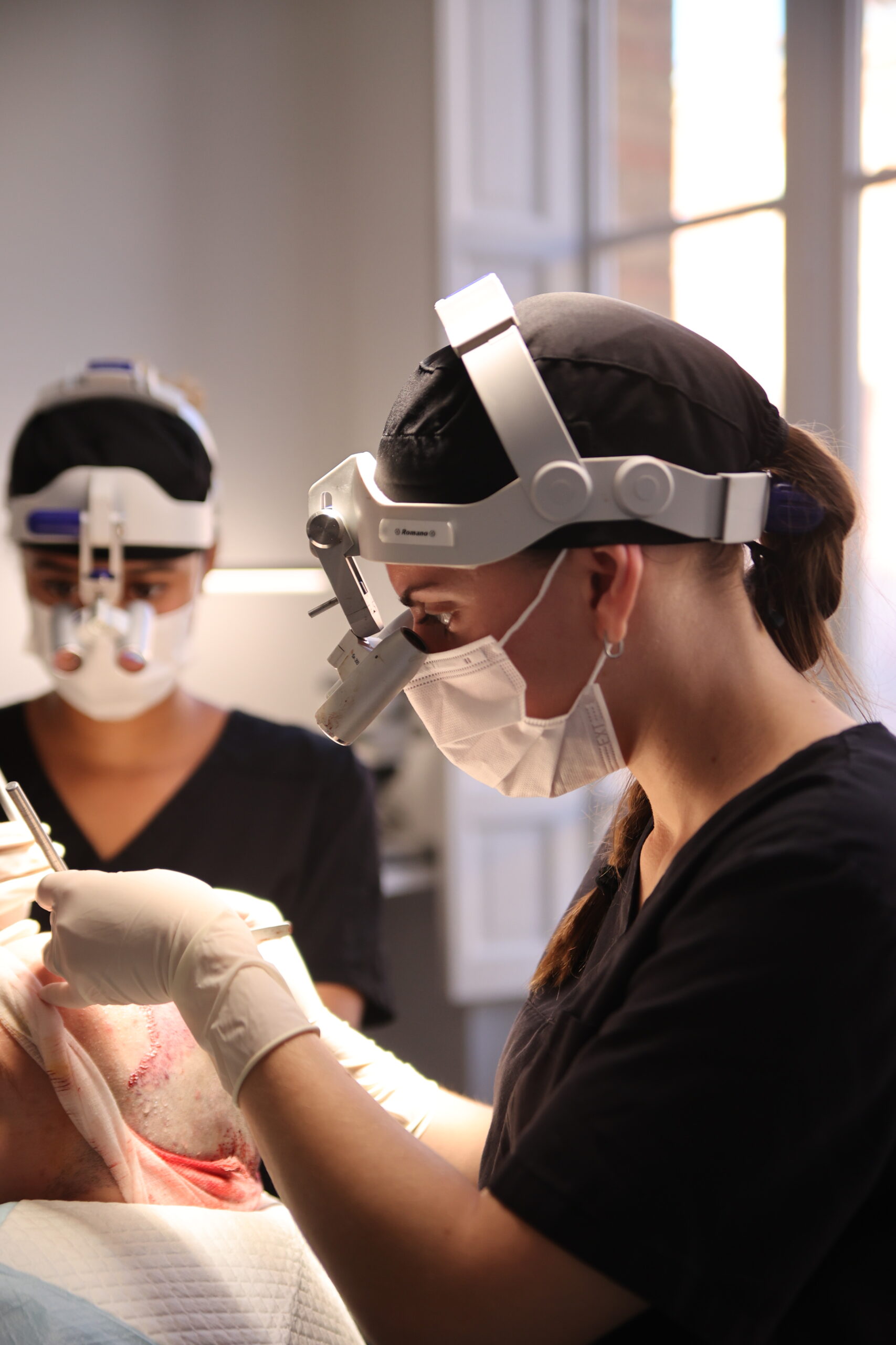 intervention de greffe de cheveux au cabinet du Docteur Martial Bodnar